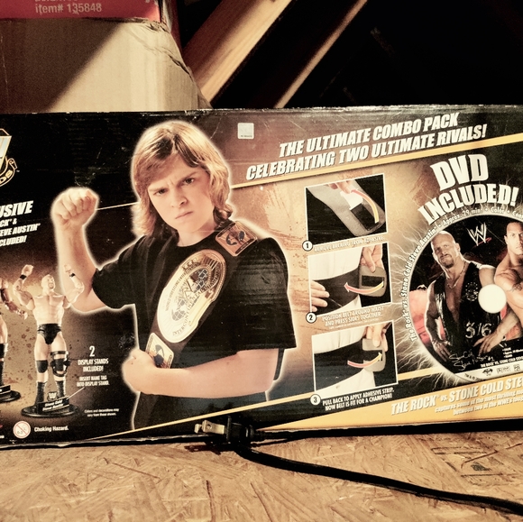 WWE wrestling intern Continental champion combo pack